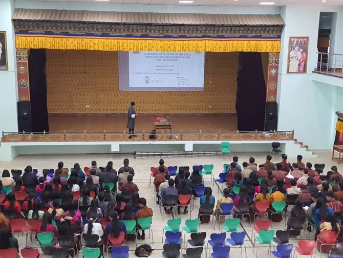 Workshop at College of Natural Resources for students