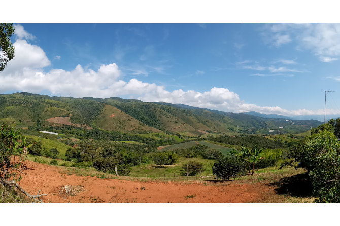 Dagua River Basin landscape: a diverse and resilient ecosystem where sustainable agricultural practices, biodiversity conservation, and community well-being intersect