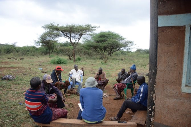 Community meeting in Kajiado SEPL