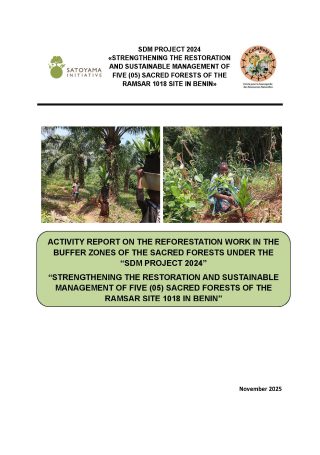 Activity Report on the Reforestation Work in the Buffer Zones of the Sacred Forests under the “SDM Project 2024”